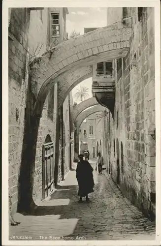 Jerusalem Yerushalayim Jerusalem Ecce Homo Arch * / Israel /