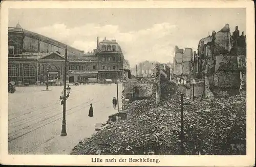 Lille Nord Nach Beschiessung / Lille /Arrond. de Lille