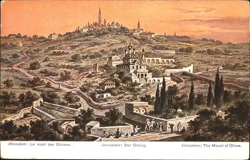 Jerusalem Yerushalayim Mount of Olives oelberg / Israel /