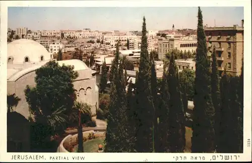 Jerusalem Yerushalayim Partial View / Israel /