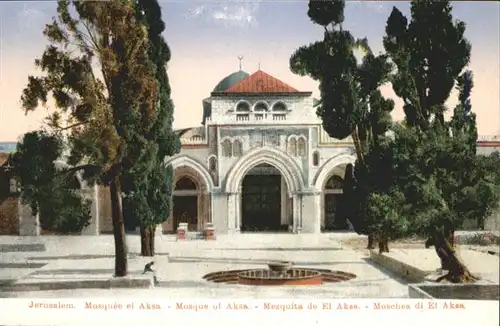 Jerusalem Yerushalayim Mosque of Aksa  / Israel /