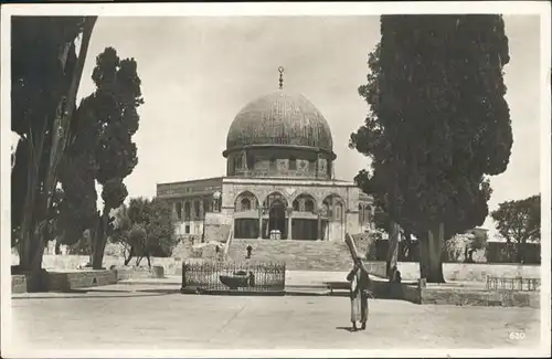 Jerusalem Yerushalayim Omar Moschee Felsendom / Israel /