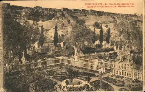 Jerusalem Yerushalayim Garden Gethsemane / Israel /