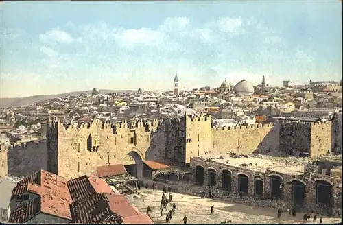 Jerusalem Yerushalayim Damascus Gate / Israel /