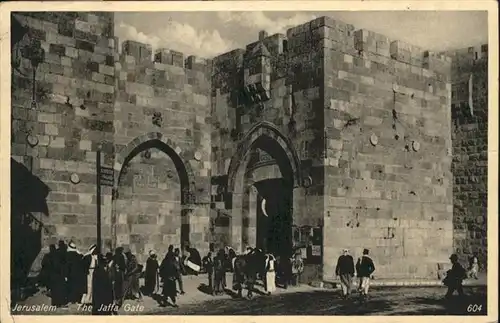 Jerusalem Yerushalayim Jaffa Gate / Israel /