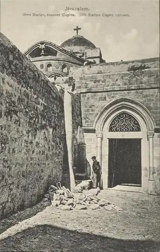 Jerusalem Yerushalayim Station Coptic Convent / Israel /