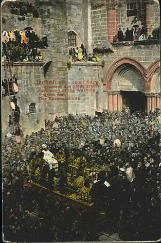 Jerusalem Yerushalayim Ceremony of the Weshing of the fest / Israel /