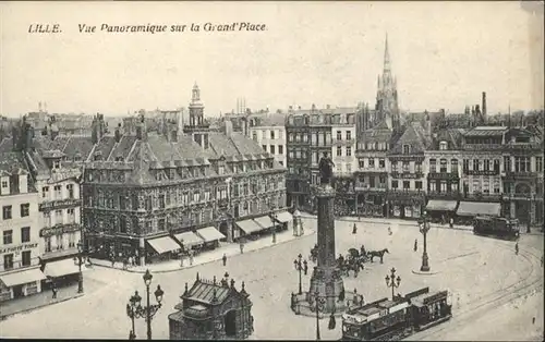 Lille Grand Place Strassenbahn 