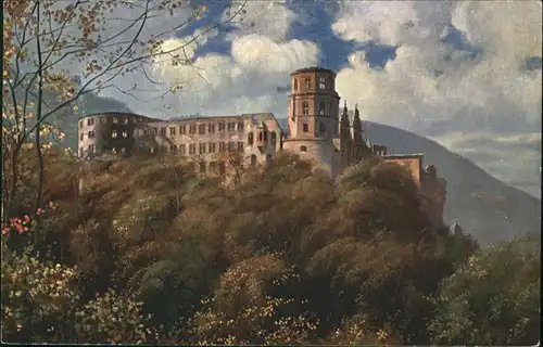 Heidelberg Neckar Schloss / Heidelberg /Heidelberg Stadtkreis