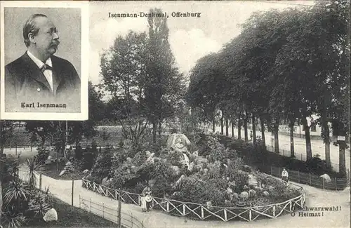 Offenburg Isenmann Denkmal / Offenburg /Ortenaukreis LKR