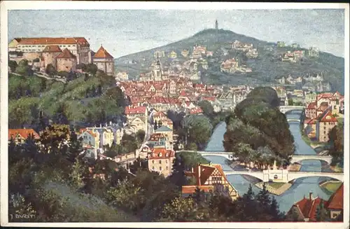 Tuebingen Blick von Westen / Tuebingen /Tuebingen LKR