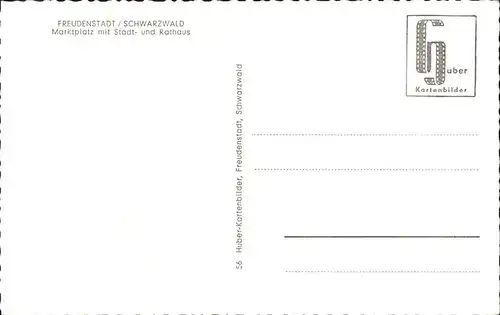 Freudenstadt Marktplatz
Stadt- und Rathaus / Freudenstadt /Freudenstadt LKR