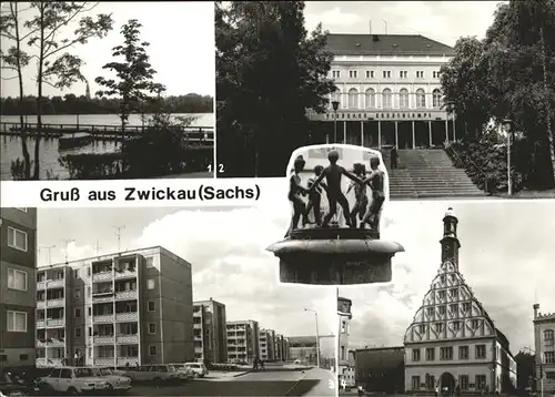 Zwickau Sachsen Schwanenteich Klubhaus  / Zwickau /Zwickau LKR