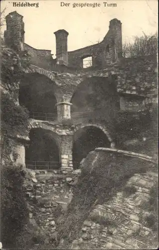 Heidelberg Neckar Heidelberg Gesprengter Turm x / Heidelberg /Heidelberg Stadtkreis