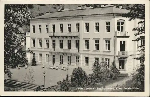 Bad Schandau Bad Schandau Klara Zetkin Heim * / Bad Schandau /Saechsische Schweiz-Osterzgebirge LKR