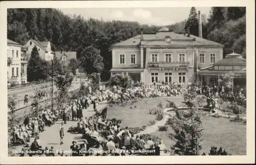 Bad Schandau Bad Schandau Kneippkurbad Kurkonzert * / Bad Schandau /Saechsische Schweiz-Osterzgebirge LKR