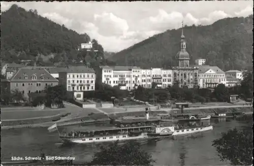 Bad Schandau Bad Schandau Dampfer Pillnitz * / Bad Schandau /Saechsische Schweiz-Osterzgebirge LKR