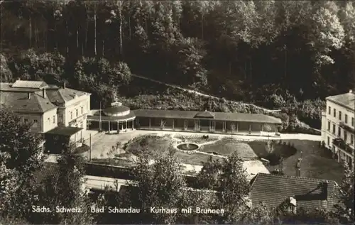 Bad Schandau Bad Schandau Kurhaus Brunnen * / Bad Schandau /Saechsische Schweiz-Osterzgebirge LKR