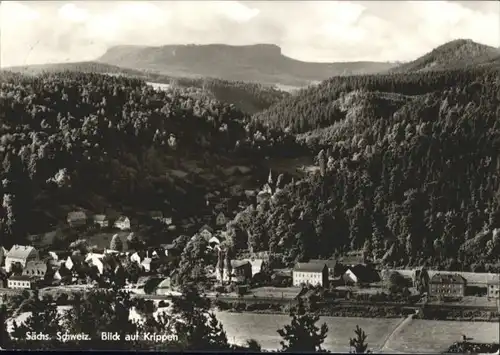 Bad Schandau Bad Schandau [Stempelabschlag] Krippen x / Bad Schandau /Saechsische Schweiz-Osterzgebirge LKR