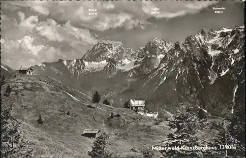 Mittenwald Bayern Mittenwald Kranzberghaus * / Mittenwald /Garmisch-Partenkirchen LKR