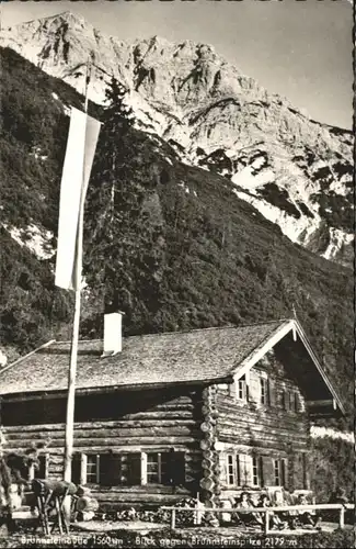 Mittenwald Bayern Mittenwald [Stempelabschlag] Brunnsteinhuette Brunnsteinspitze x / Mittenwald /Garmisch-Partenkirchen LKR