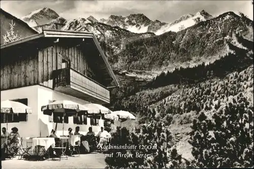 Mittenwald Bayern Mittenwald [Stempelabschlag] Korbinianhuette Tiroler Berge x / Mittenwald /Garmisch-Partenkirchen LKR