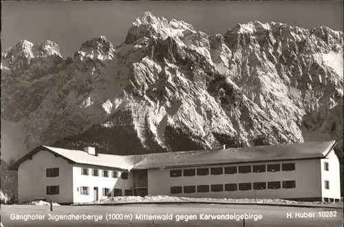 Mittenwald Bayern Mittenwald Jugendherberge Ganghofer Karwendelgebirge x / Mittenwald /Garmisch-Partenkirchen LKR