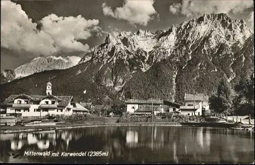 Mittenwald Bayern Mittenwald Karwendel x / Mittenwald /Garmisch-Partenkirchen LKR