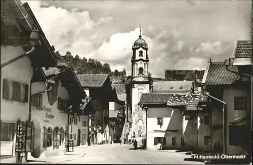 Mittenwald Bayern Mittenwald Obermarkt * / Mittenwald /Garmisch-Partenkirchen LKR