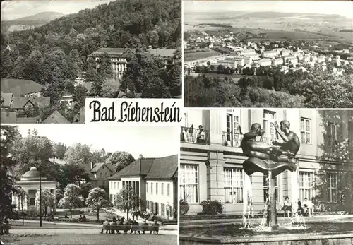 Bad Liebenstein Teilansicht Kurhaus Brunnentempel Kurgarten Kat. Bad Liebenstein