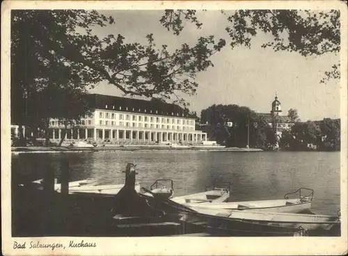 Bad Salzungen Kurhaus Burgsee Kat. Bad Salzungen