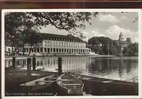 Bad Salzungen Neues Kurhaus Bootsanlegesteg Kat. Bad Salzungen