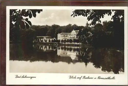 Bad Salzungen Kurhaus und Konzerthalle Kat. Bad Salzungen