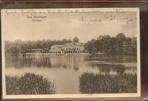 Bad Salzungen Kurhaus Burgsee Kat. Bad Salzungen