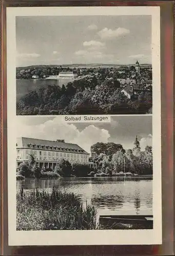 Bad Salzungen Panorama Kurhaus Kat. Bad Salzungen