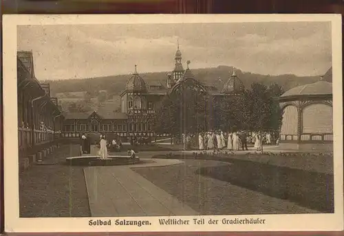 Bad Salzungen Gradierhaeuser westl. Teil Kat. Bad Salzungen