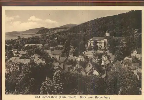 Bad Liebenstein Blick vom Aschenberg Kat. Bad Liebenstein