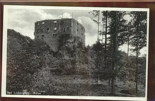 Bad Liebenstein Ruine Kat. Bad Liebenstein