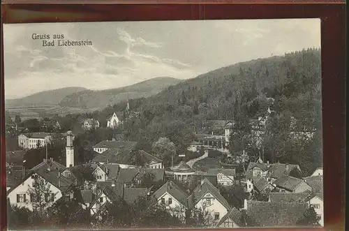 Bad Liebenstein Ortsansicht Kat. Bad Liebenstein