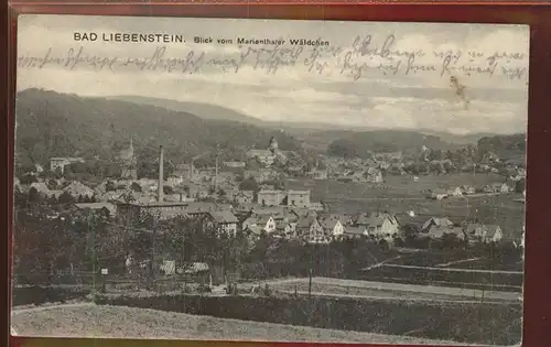 Bad Liebenstein Panorama Kat. Bad Liebenstein