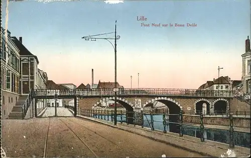 Lille Pont neuf Basse Deule Kat. Lille