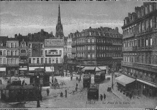 Lille Place Gare Kat. Lille