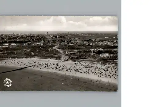 Borkum Nordseebad Luftaufnahme / Borkum /Leer LKR