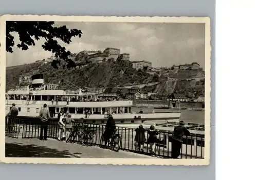 Koblenz Rhein Rheinpromenade, Ehrenbreitstein / Koblenz /Koblenz Stadtkreis