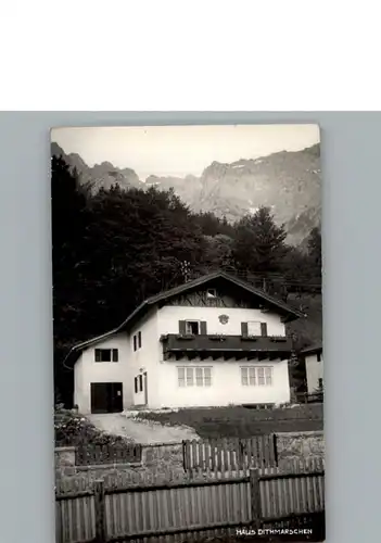 Mittenwald Bayern Haus Dithmarschen / Mittenwald /Garmisch-Partenkirchen LKR
