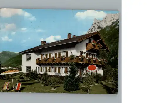 Mittenwald Bayern Haus Fuerruder / Mittenwald /Garmisch-Partenkirchen LKR