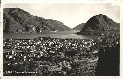 Lugano Tessin Panorama