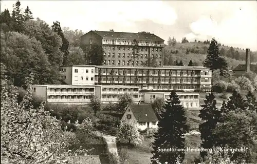 Heidelberg Sanatorium Koenigsstuhl Kat. Heidelberg