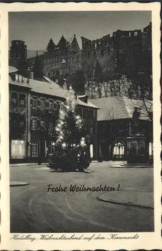 Heidelberg Weihnachten Kornmarkt Kat. Heidelberg