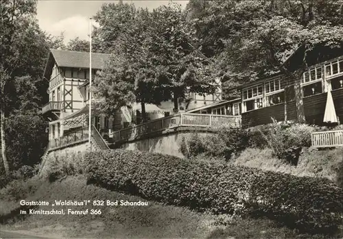 Bad Schandau Gasstaette Waldhaeusel Kirnitzschtal Kat. Bad Schandau